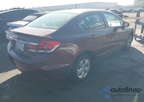 2015 Honda Civic Lx из США, поврежденный, VIN 2HGFB2F57FH555603